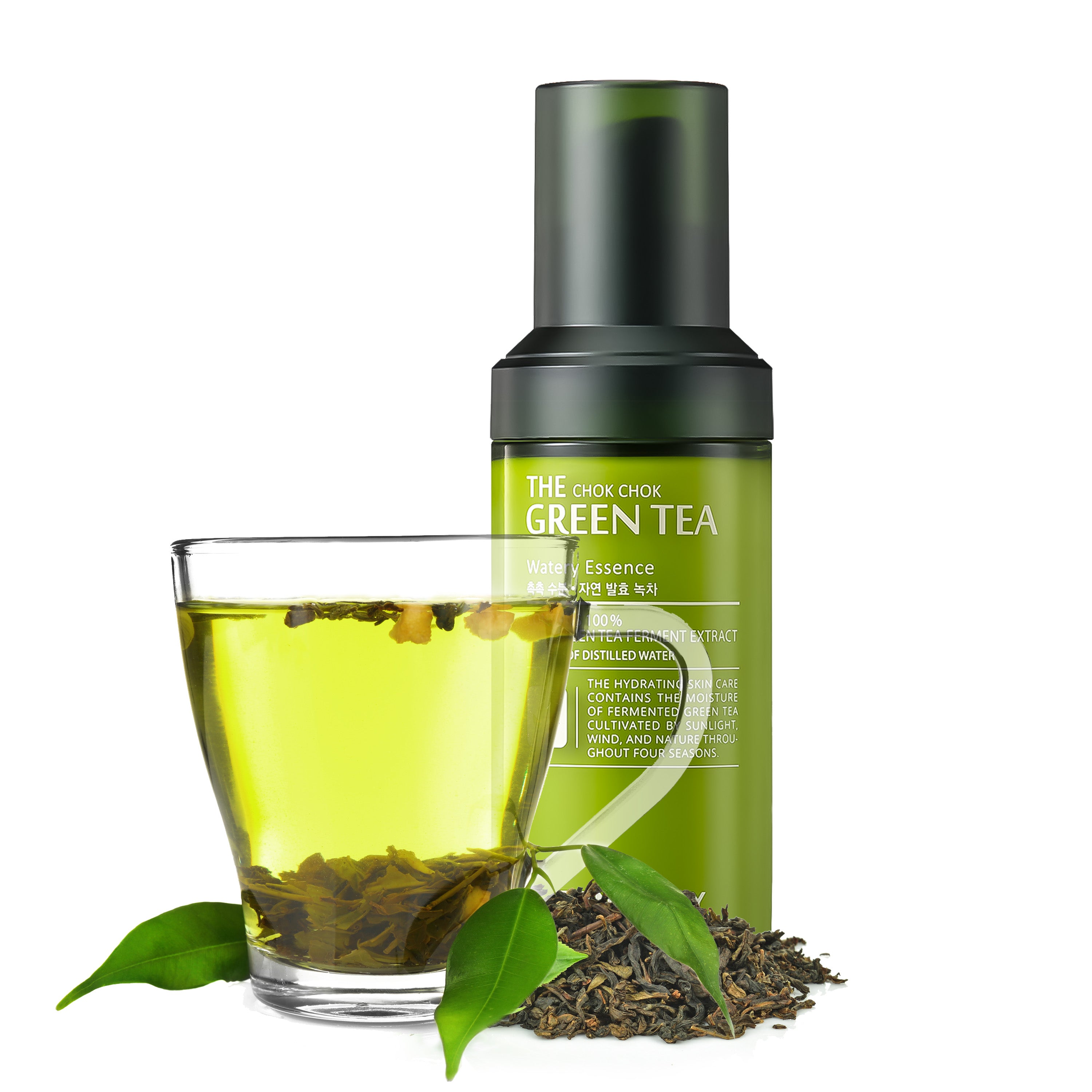 TONYMOLY The CHOK CHOK green tea watery essence 55ml | Korean Skin Care