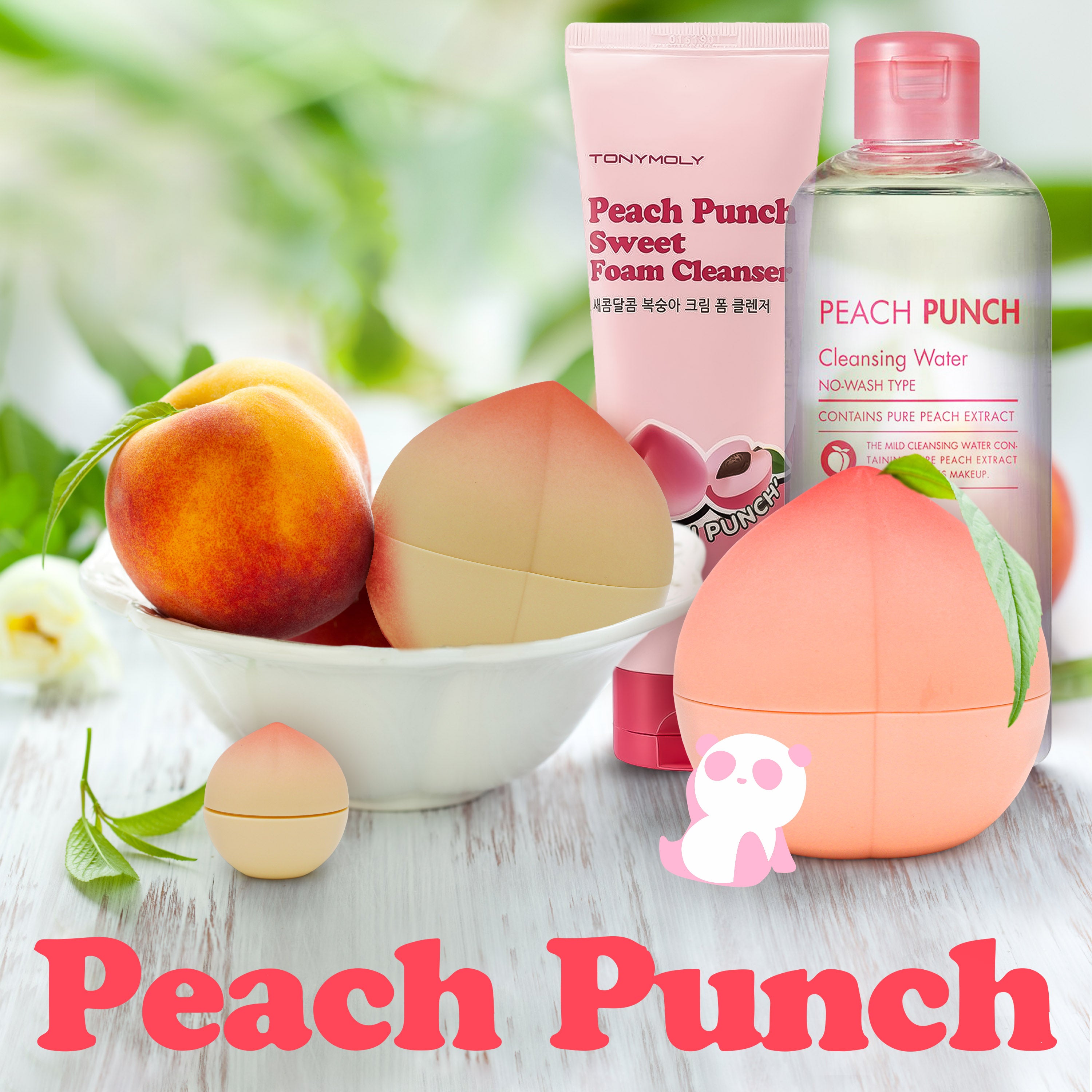 TONYMOLY Peach Punch Sherbet Cleansing Balm 80g | Korean Skin Care