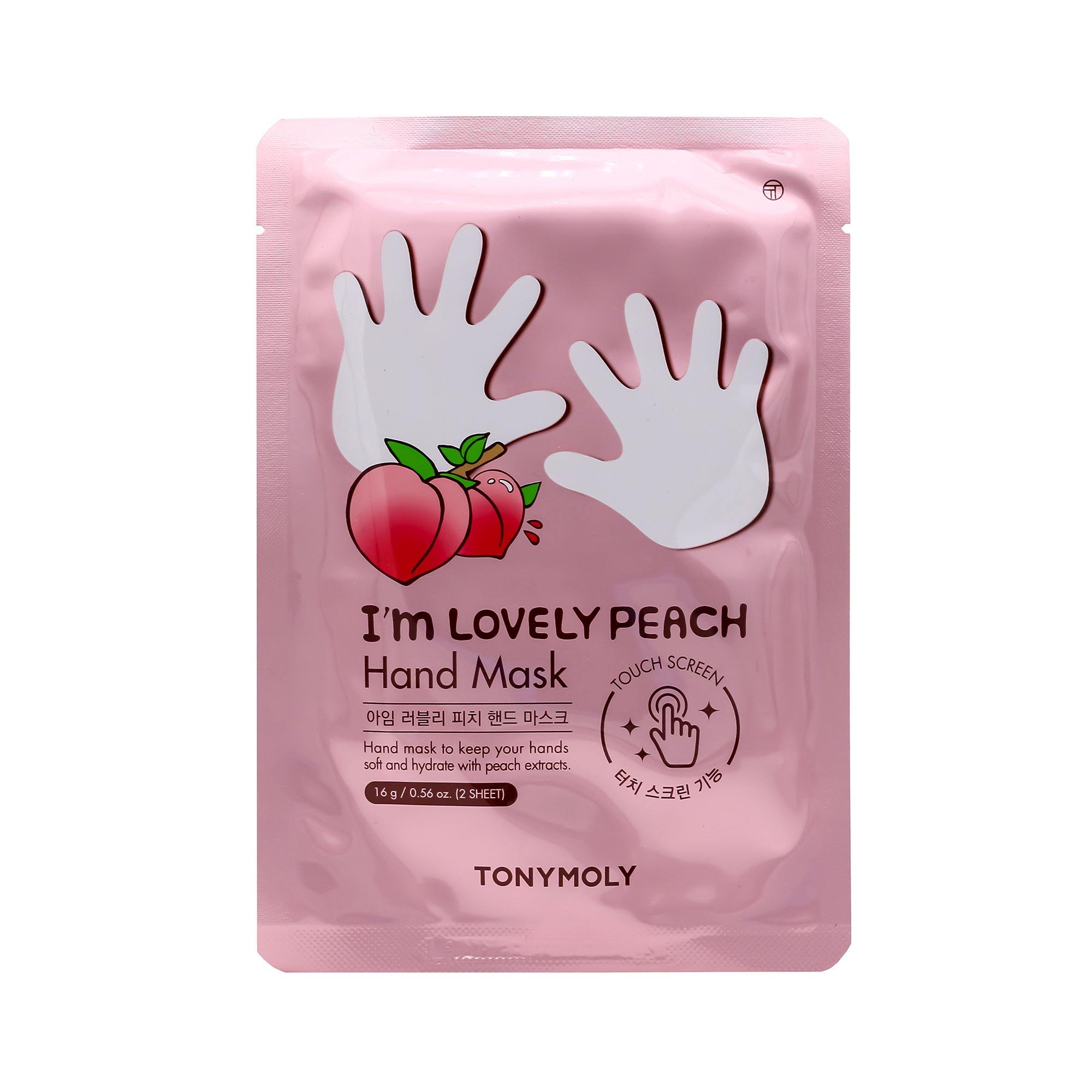 TONYMOLY Peach "I'm Lovely" Hand Mask - TONYMOLY OFFICIAL
