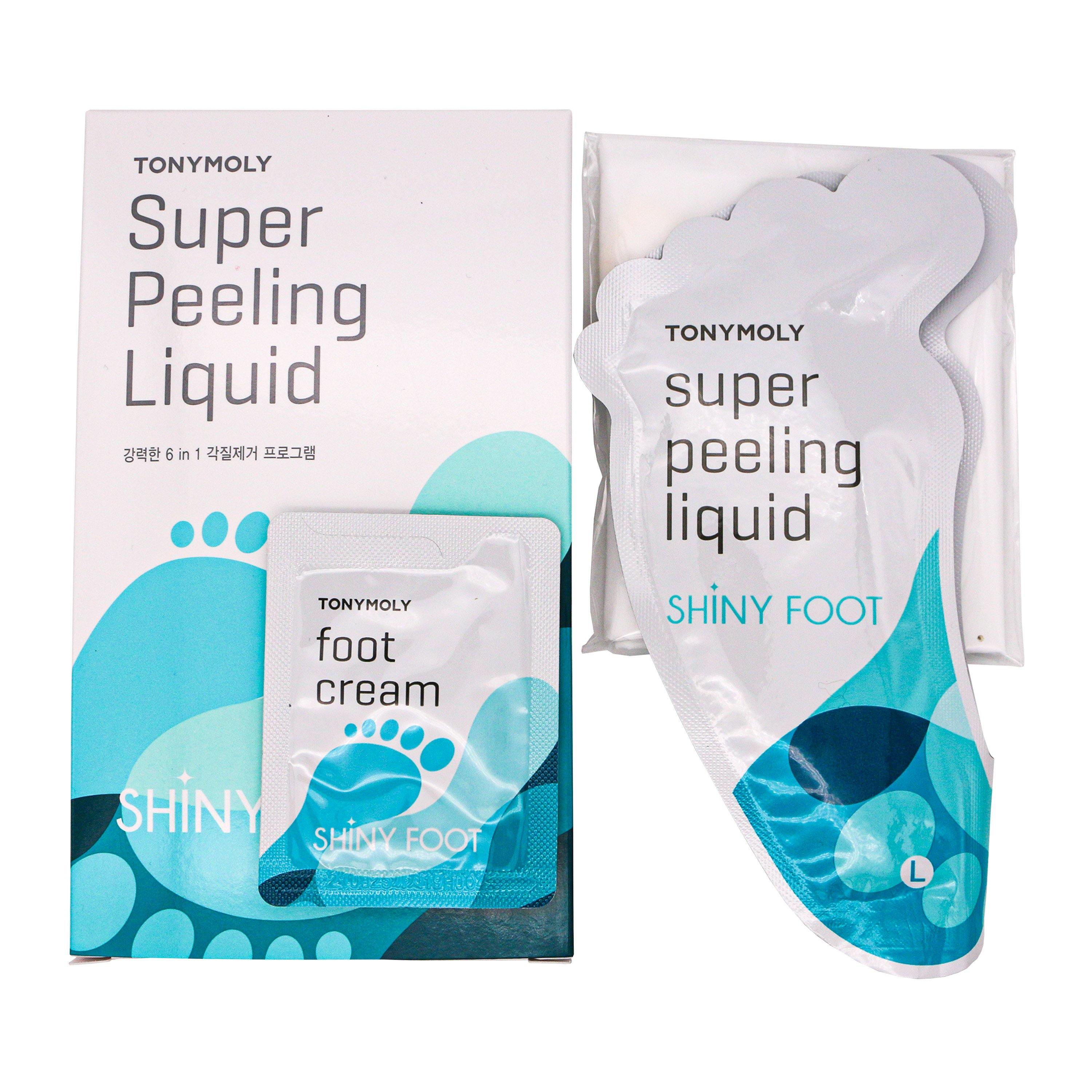 TONYMOLY Shiny Foot Super Peeling Liquid - Peeling Foot Mask -Remove Rough Calluses - TONYMOLY OFFICIAL