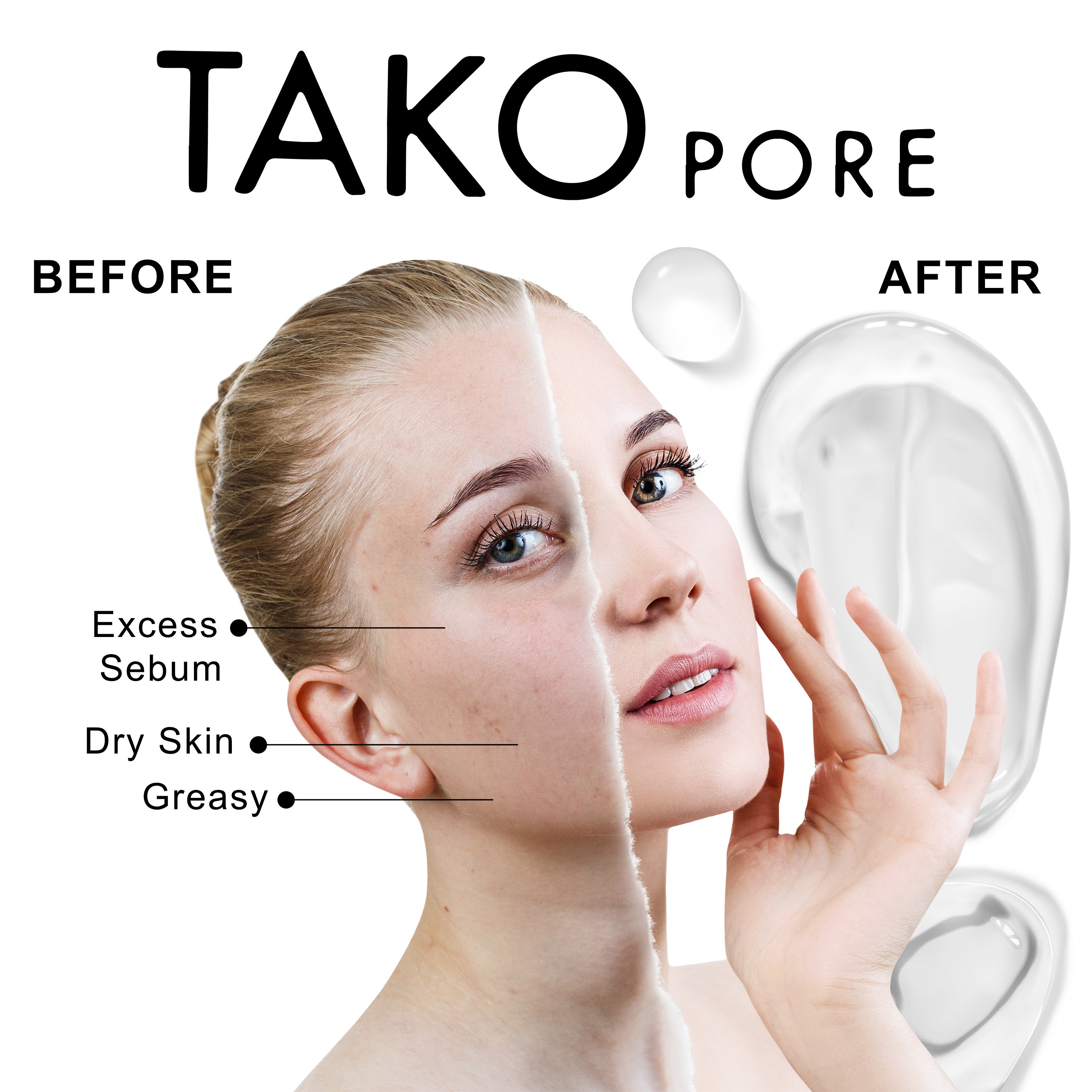 TONYMOLY Tako Pore Sebum Control Gel Cream - Moisturiser | Korean Skin Care